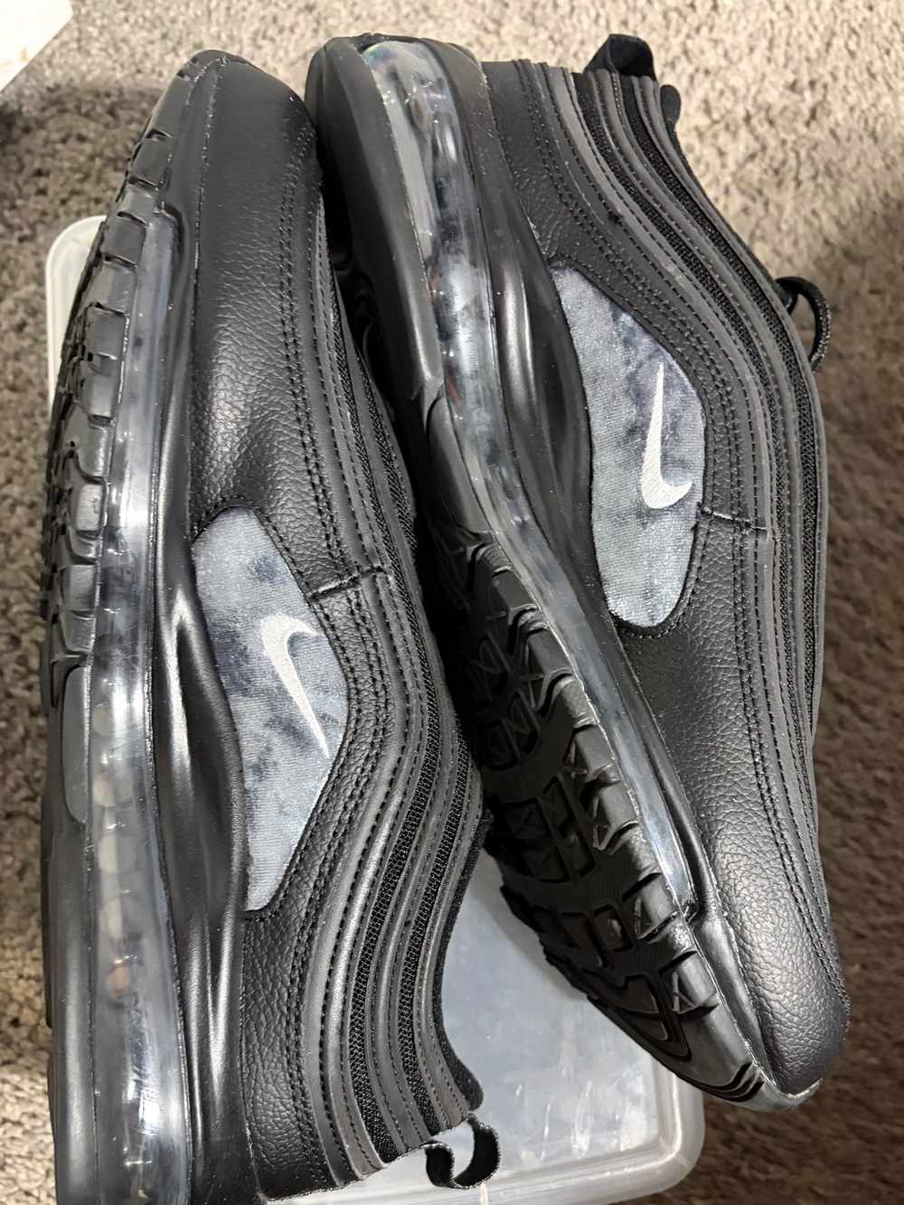 Nike Men's Black Air Max 97 Sneakers SIZE 10 - Picture 6 of 6
